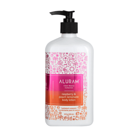 Aluram Raspberry & Peach Lemonade Body Lotion 18oz The Warehouse Salon
