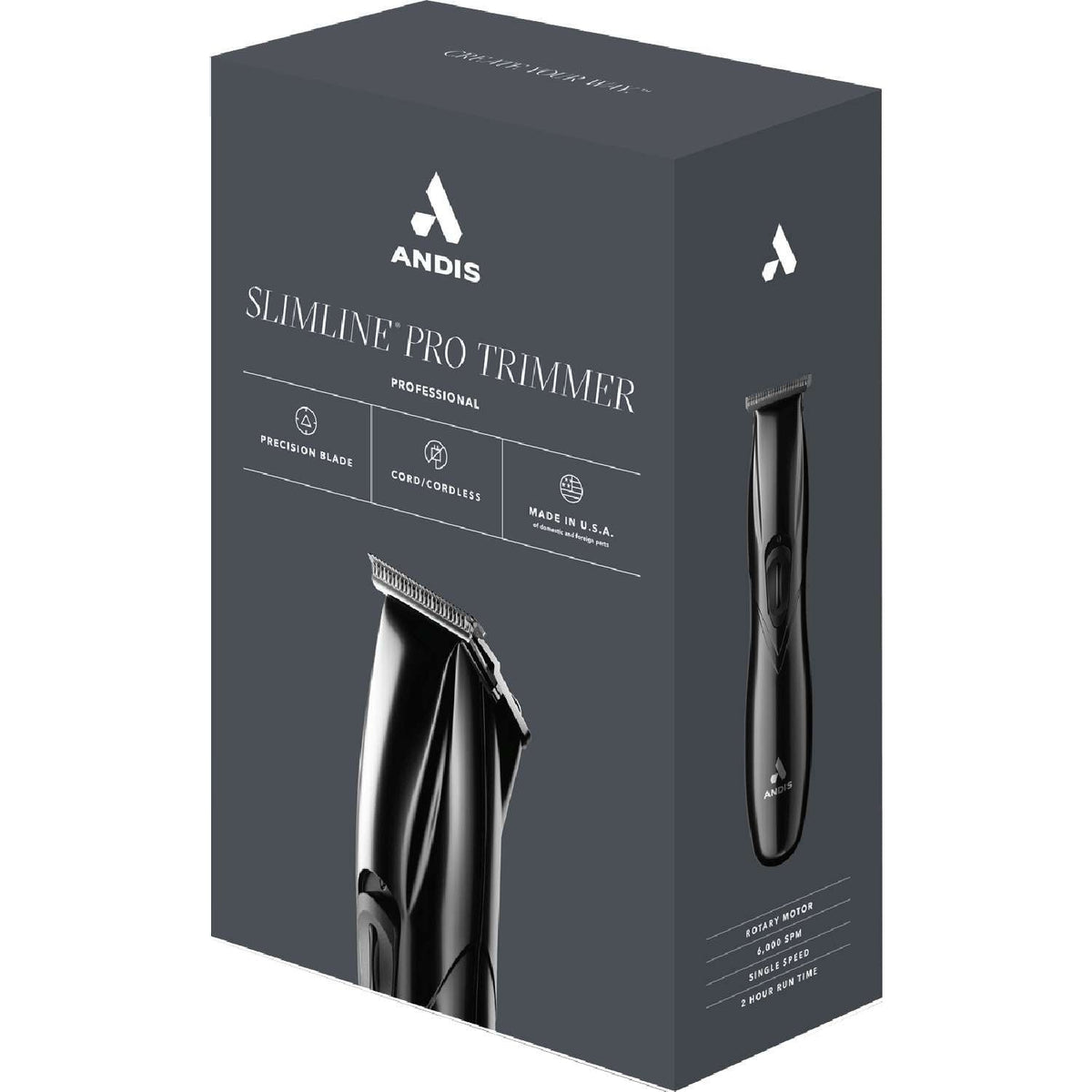 Andis Professional Slimline Pro Li T-Blade Trimmer Black My Beauty Site Pro