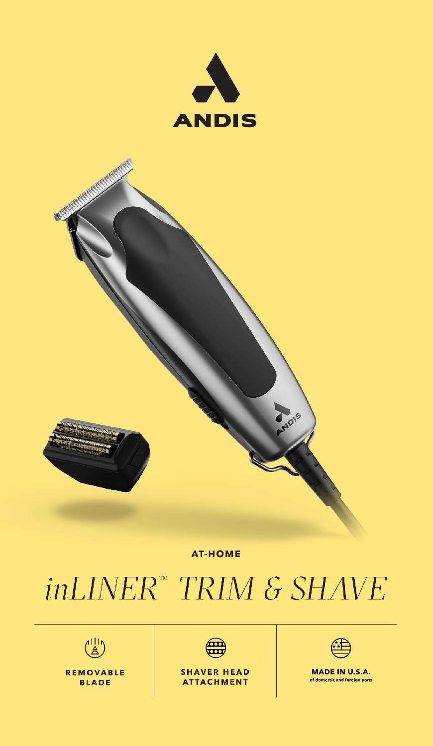Andis At-Home inLiner Trim And Shave My Beauty Site Pro