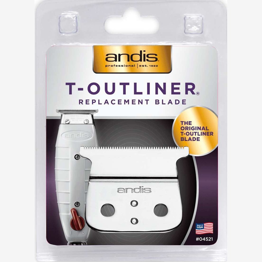 Andis T-Outliner Replacement Blade Carbon Steel My Beauty Site Pro