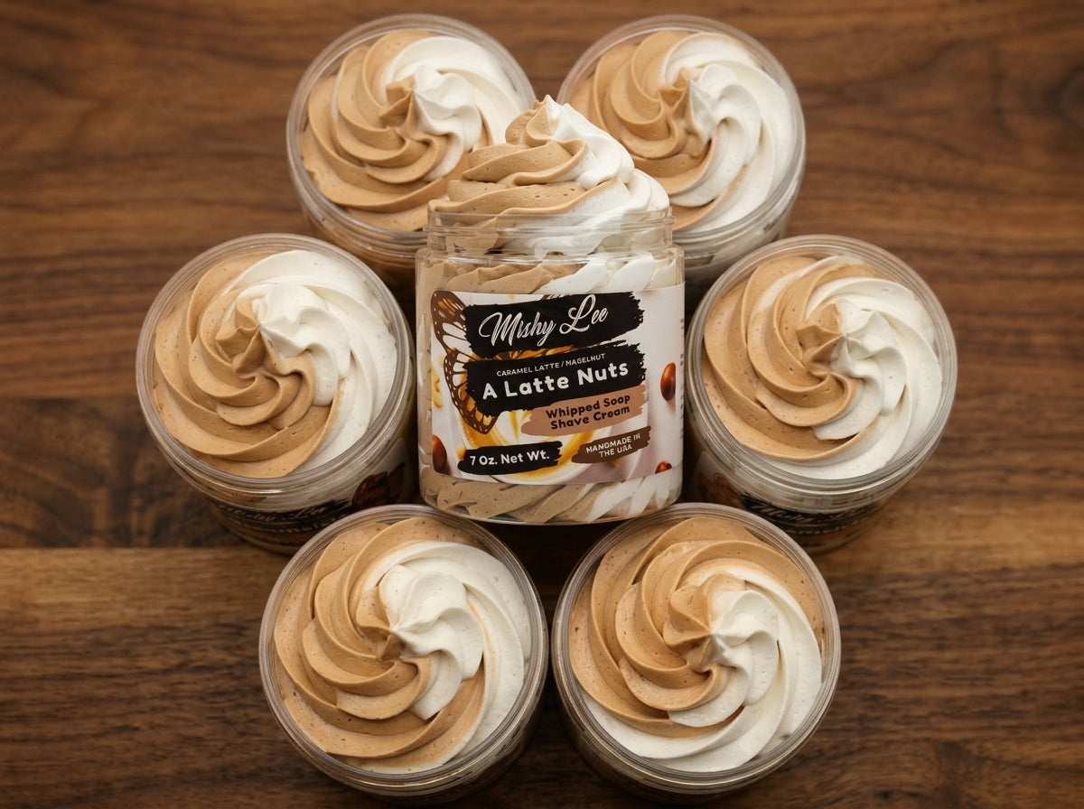 A Latte Nuts Whipped Soap and Shave Cream Mishy Lee Boutique