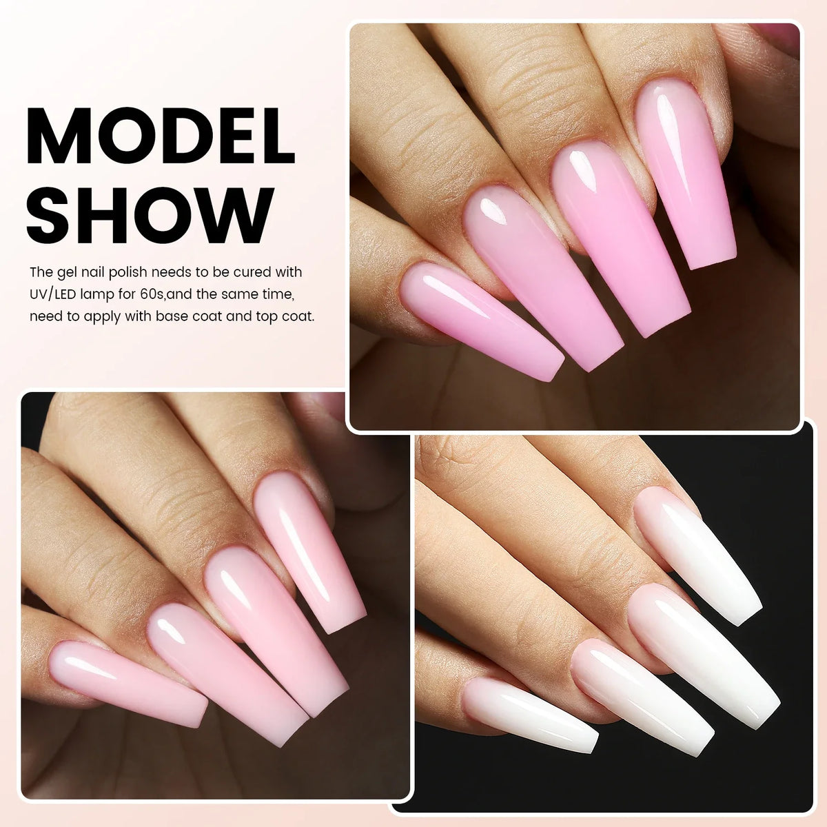 YOKEFELLOW 15g Jelly Extension Gel Nail Polish Nude Pink Clear Building Construct Extend Gel Soak Off UV LED Acrylic Gel Varnish Blushimmer