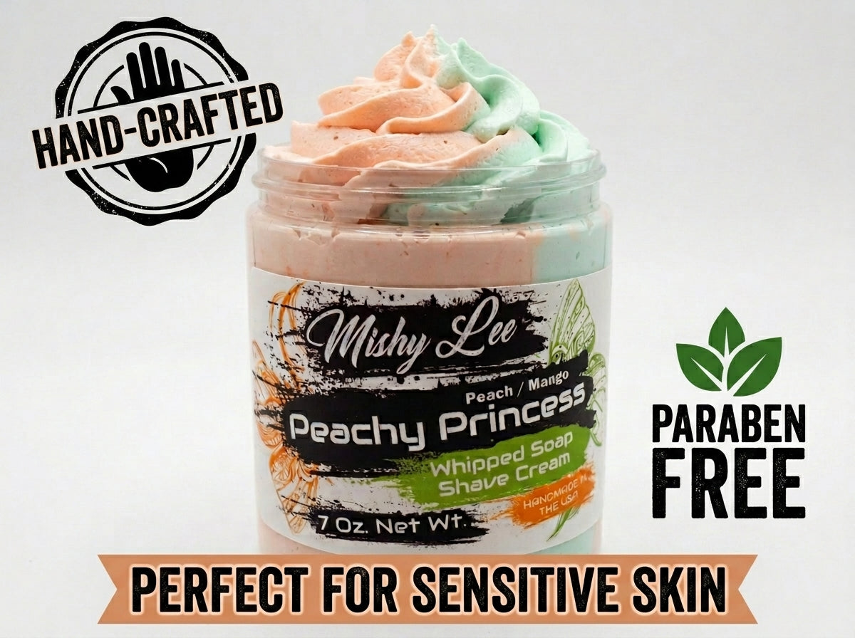 Peachy Princess Whipped Soap and Shave Cream Mishy Lee Boutique