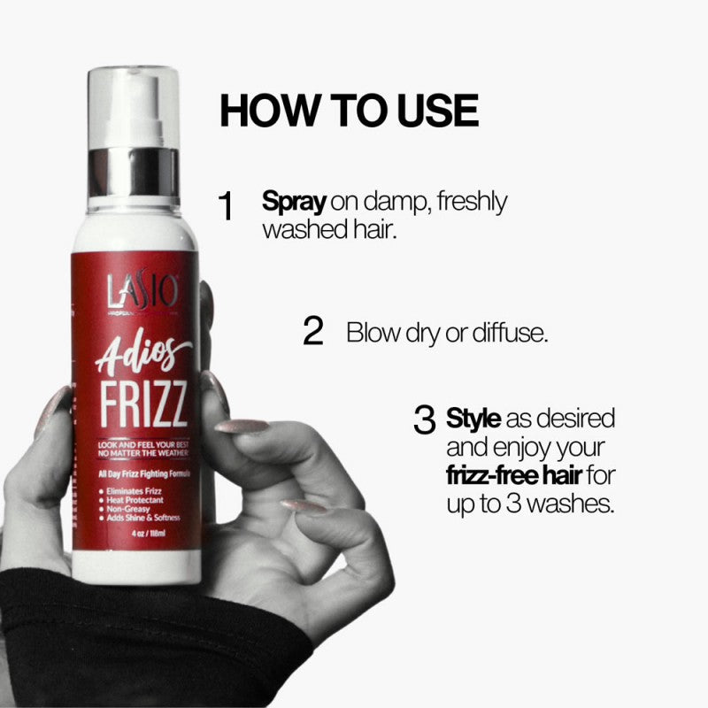 LASIO ADIOS FRIZZ 4OZ N.O.S. Barber Supply