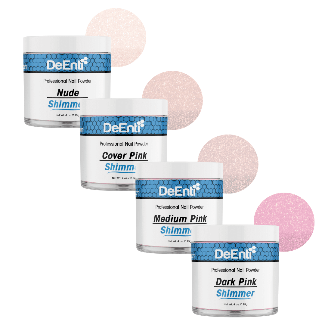 Dark Pink Shimmer Acrylic Powder – 4 oz Lunali Nail Supply