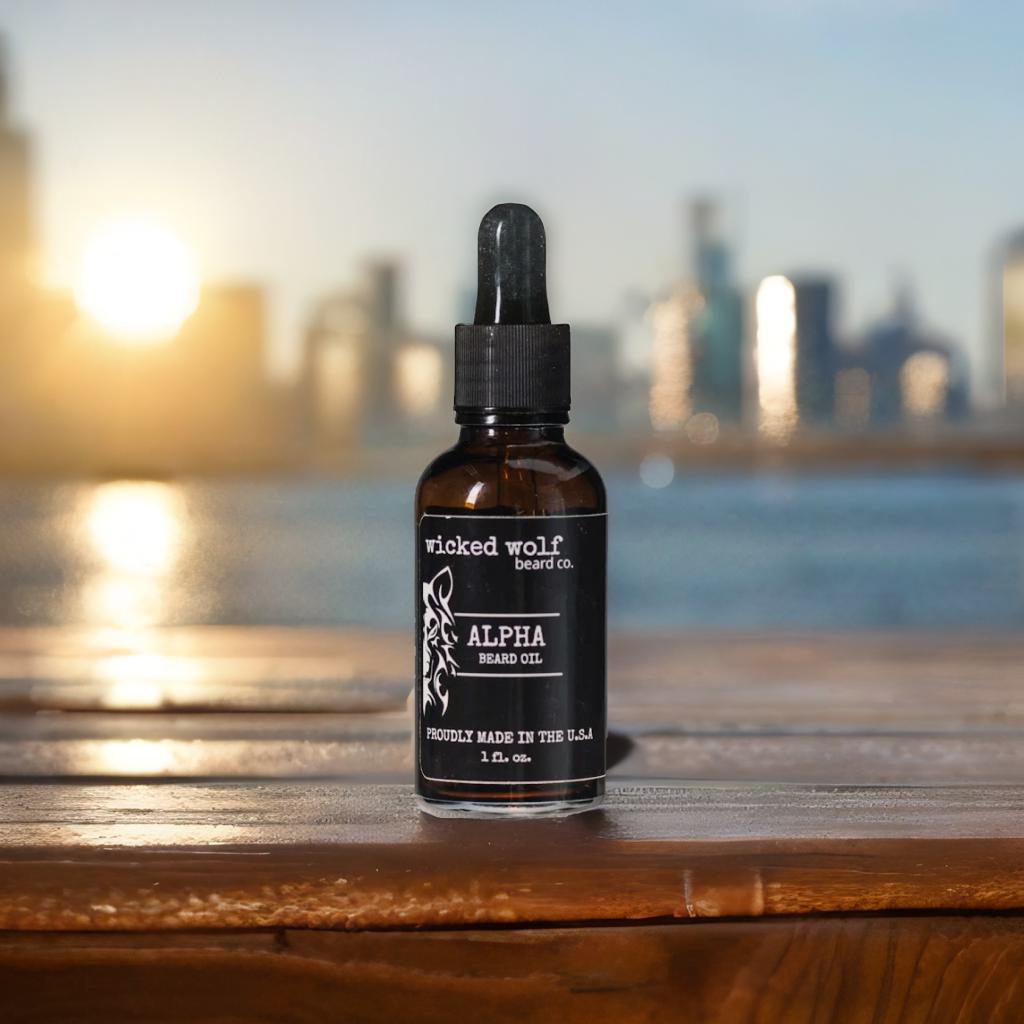 Wicked Wolf Alpha Beard Oil | Hydrating Beard Oil with Tobacco & Vanilla Wicked Wolf Beard Co.