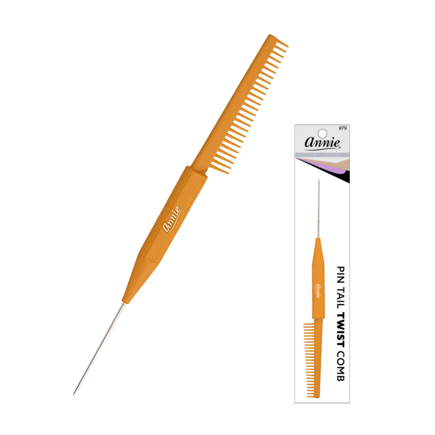 Annie Pin Tail Twist Comb, 1 Count, Assorted Annie International, Inc.