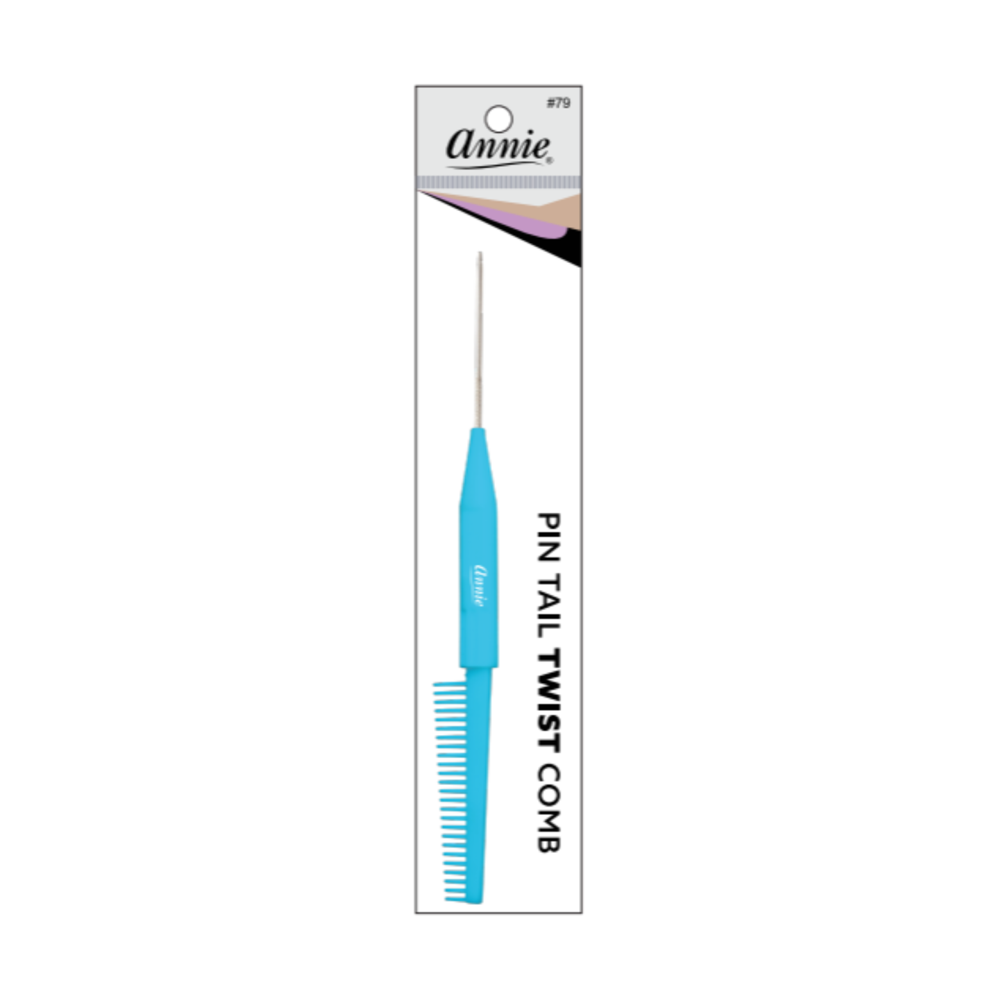 Annie Pin Tail Twist Comb, 1 Count, Assorted Annie International, Inc.