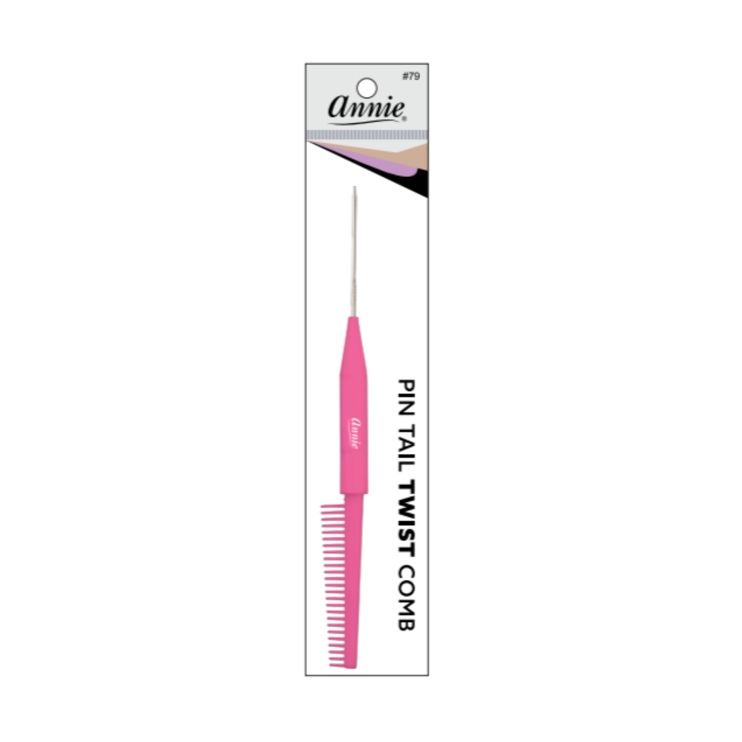 Annie Pin Tail Twist Comb, 1 Count, Assorted Annie International, Inc.