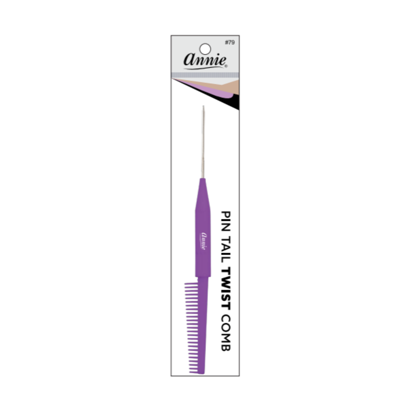 Annie Pin Tail Twist Comb, 1 Count, Assorted Annie International, Inc.