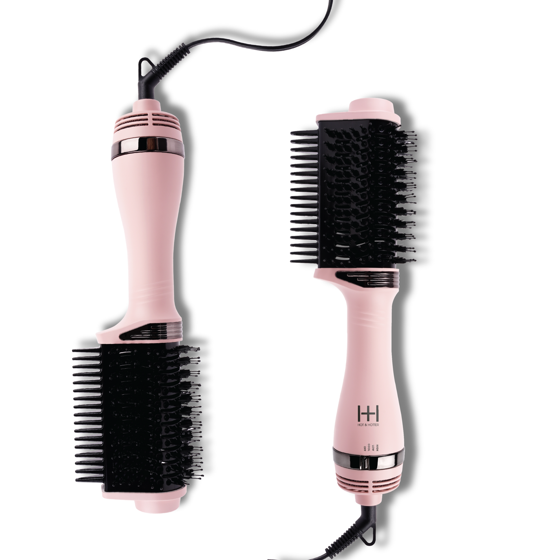Hot & Hotter Multi-Functional Hair Dryer Brush with Comb, Pink Annie International, Inc.