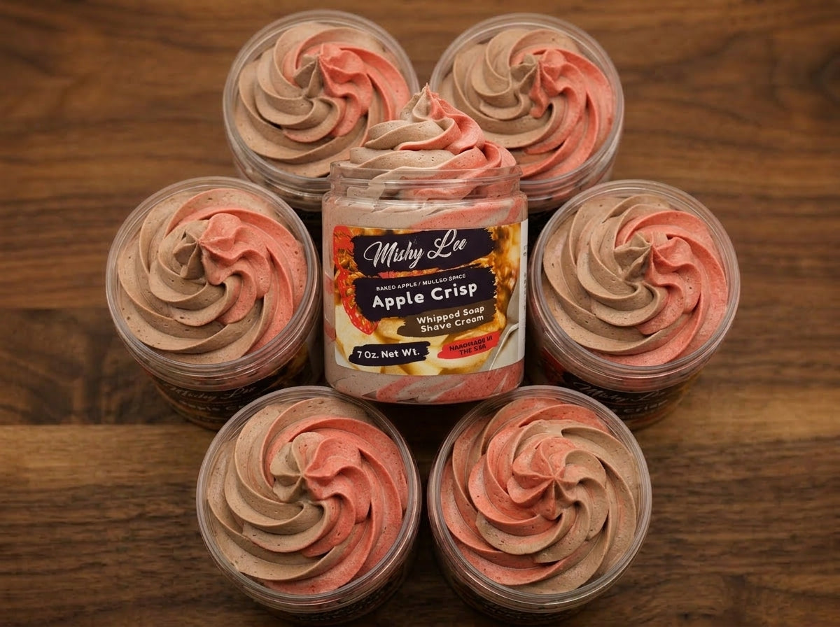 Apple Crisp Whipped Soap and Shave Cream Mishy Lee Boutique