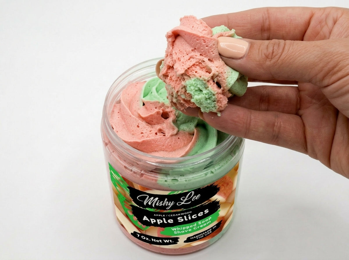 Apple Slices Whipped Soap and Shave Cream Mishy Lee Boutique