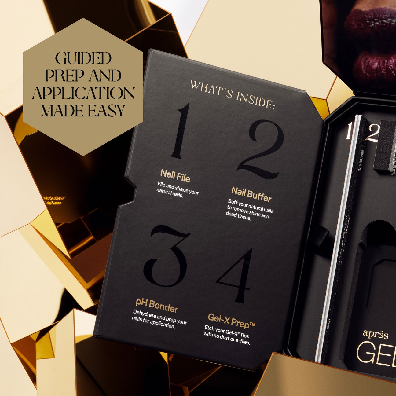 Aprés Gel-X® Signature Kit - Includes Box Natural Almond Medium (280pc) Lunali Nail Supply