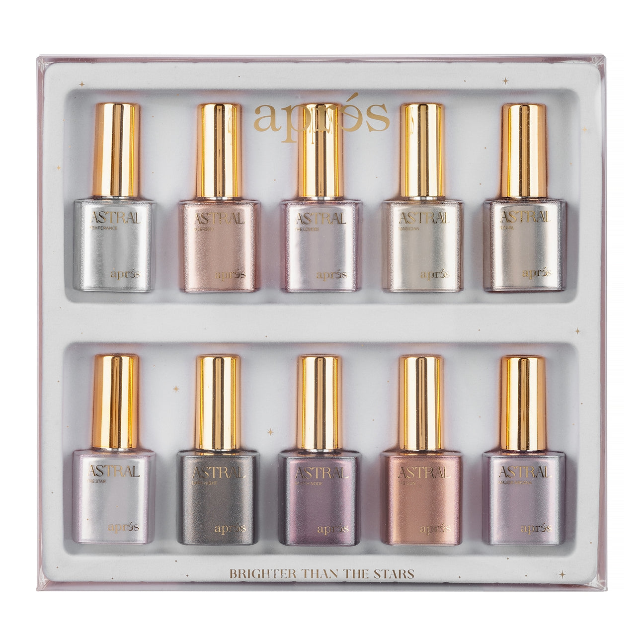 *Shimmery Cat Eye - Astral Gel Couleur, 10pcs Set Lunali Nail Supply