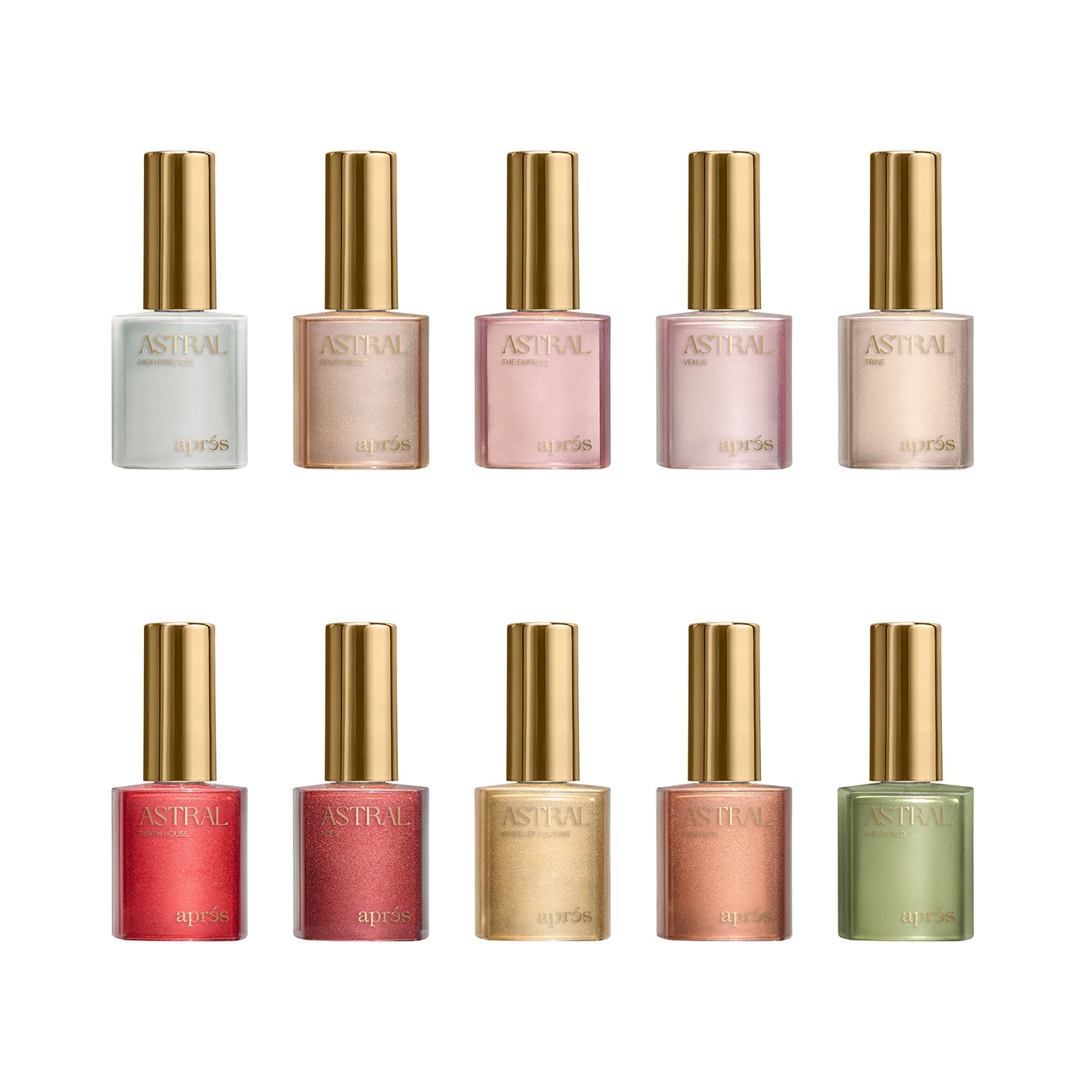 Velvet Cat Eye - Astral Gel Couleur, 10pcs Set Lunali Nail Supply