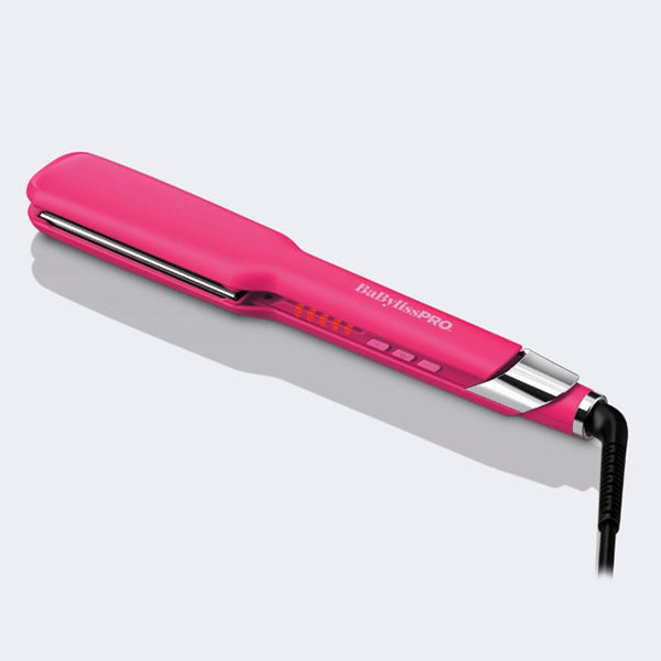 BABYLISSPRO NANO TITANIUM ULTRA-SLEEK STRAIGHTENER 1.5" (HOT PINK) (#BNT131THP) N.O.S. Barber Supply