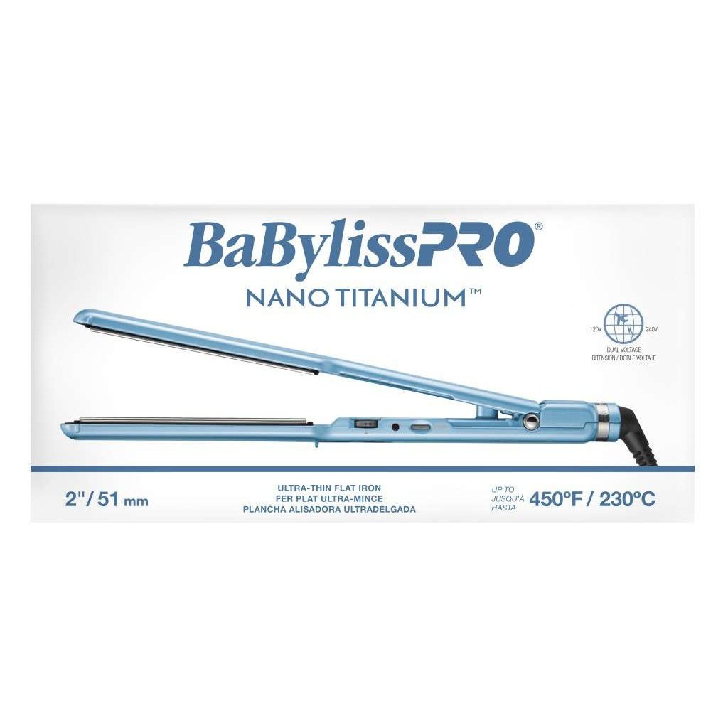 Babylisspro Nano Titanium Ultra-Thin Straightener 2 In My Beauty Site Pro