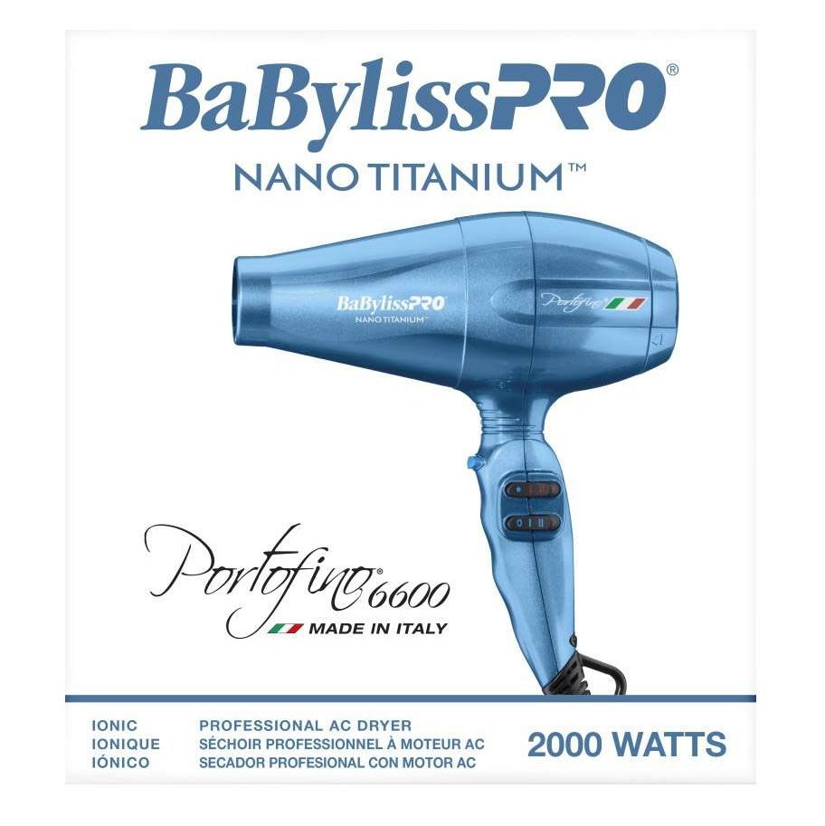 Babylisspro Nano Titanium Portofino Full-Size Dryer 2000W My Beauty Site Pro