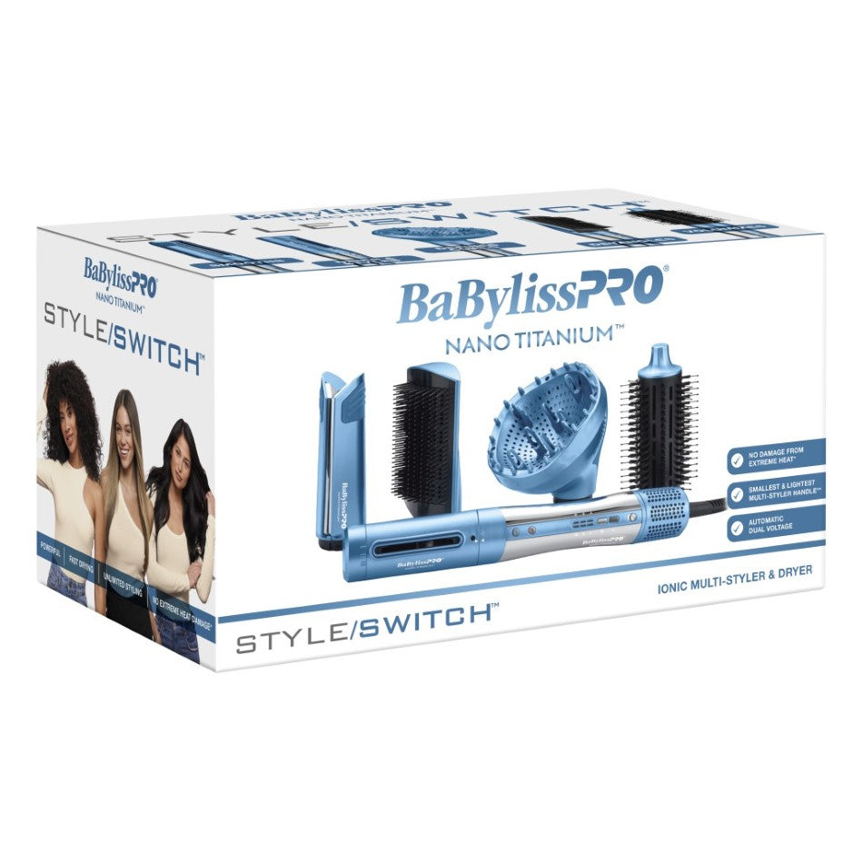 BABYLISS STYLESWITCH MULTI-STYLER WITH 5 ATTACHMENTS (#BNTSS-5PK) N.O.S. Barber Supply