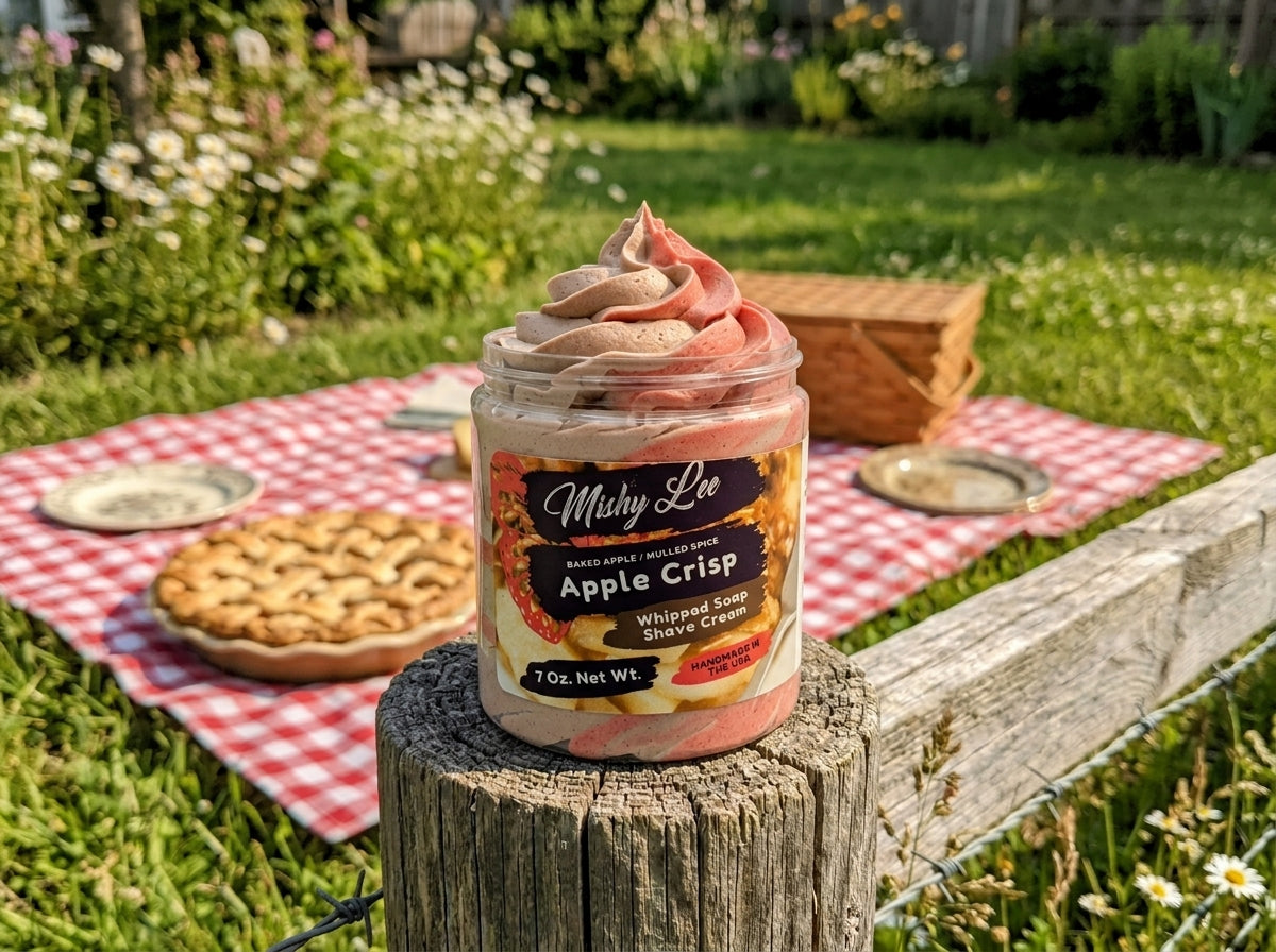 Apple Crisp Whipped Soap and Shave Cream Mishy Lee Boutique