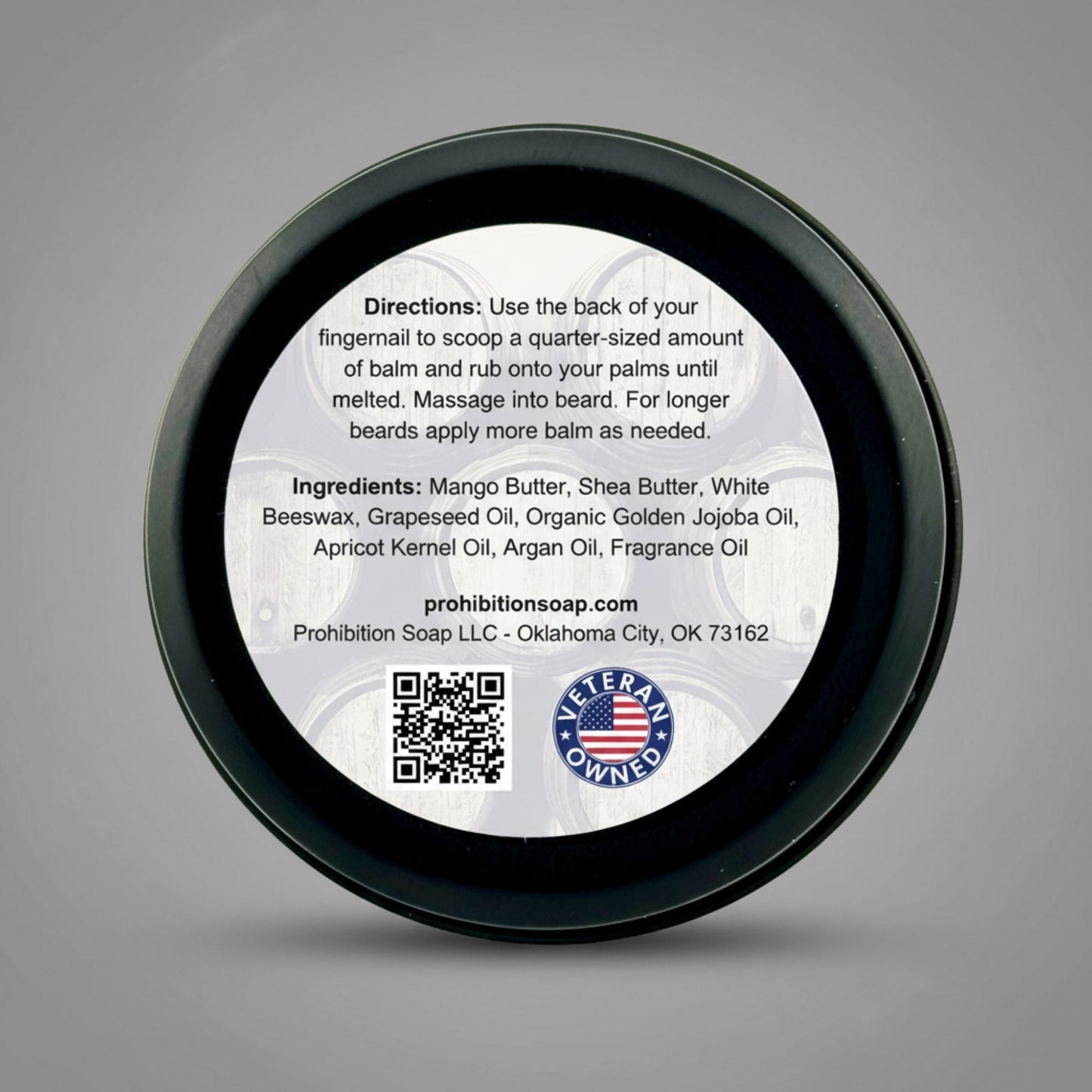 Barbershop Beard Balm Prohibition Soap