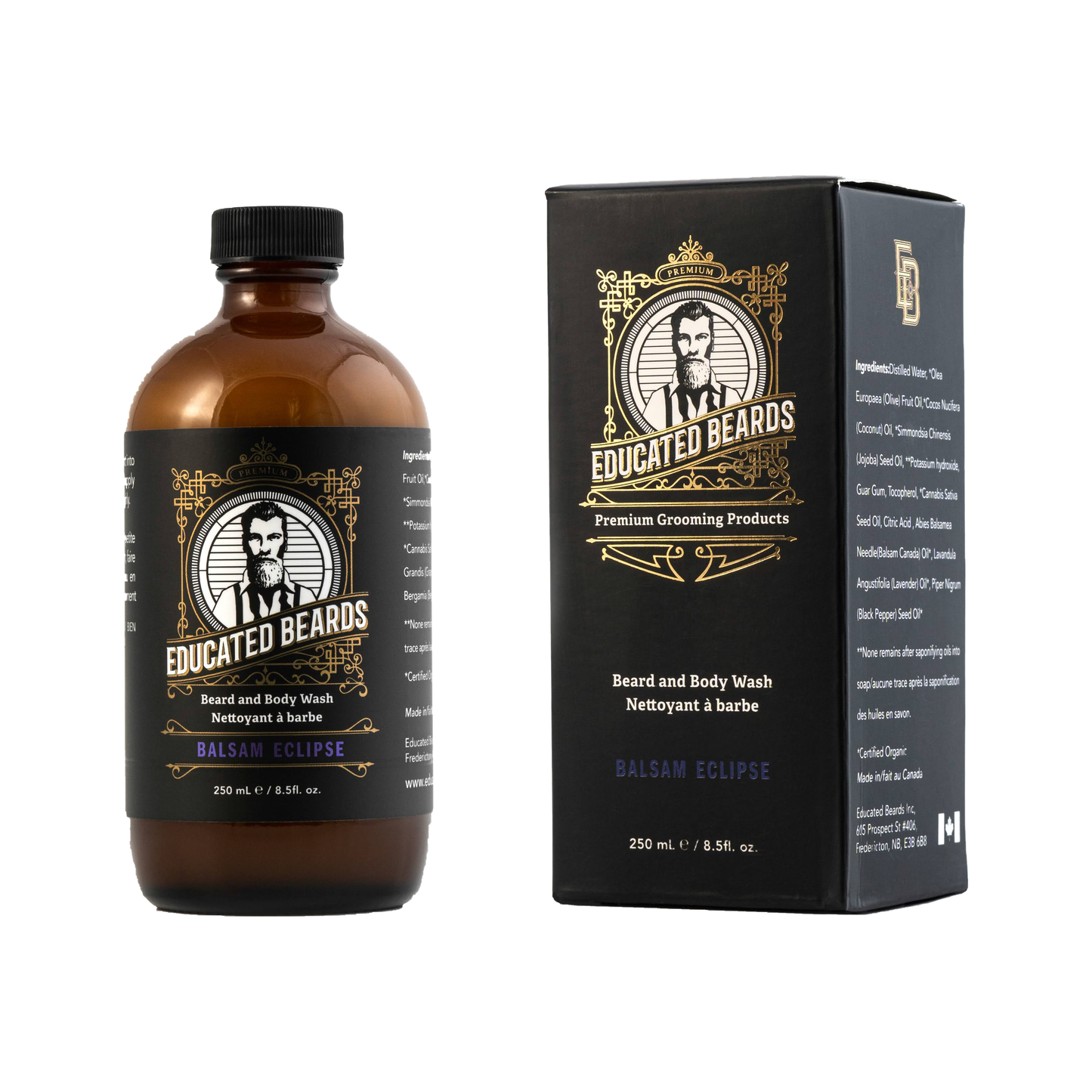 Educated Beards Balsam Eclipse Beard & Body Wash 250ml Pasteur Pharmacy