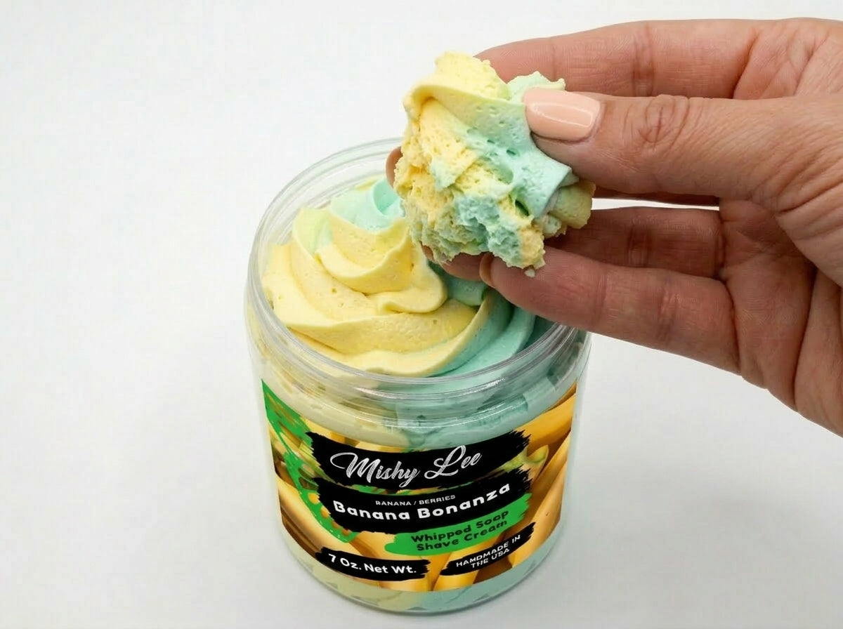 Banana Bonanza Whipped Soap and Shave Cream Mishy Lee Boutique