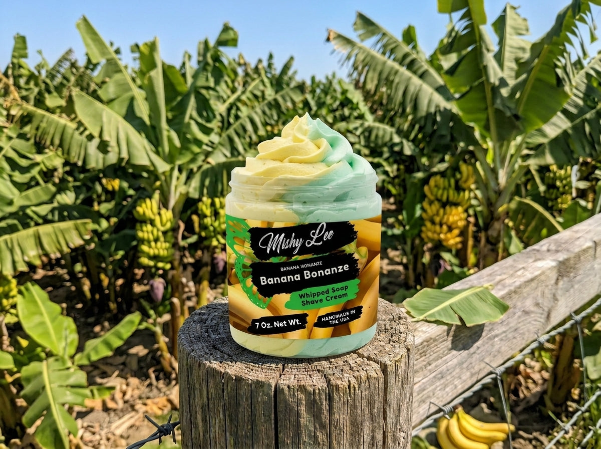 Banana Bonanza Whipped Soap and Shave Cream Mishy Lee Boutique