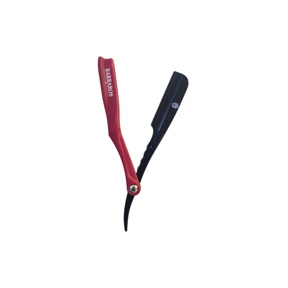 BARBAROS SNAPLOCK RAZOR HOLDER - RED N.O.S. Barber Supply