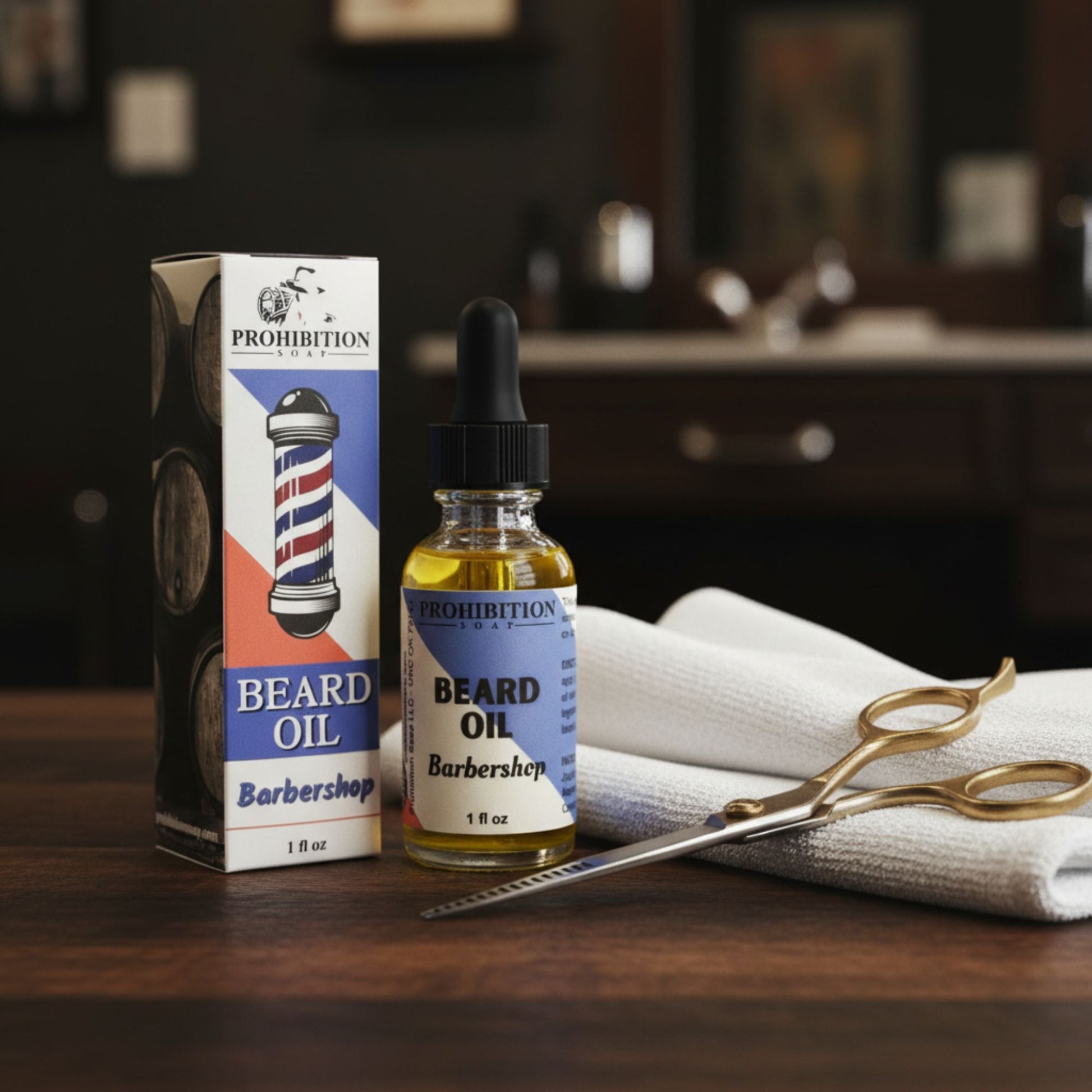 Barbershop Beard Oil Prohibition Soap