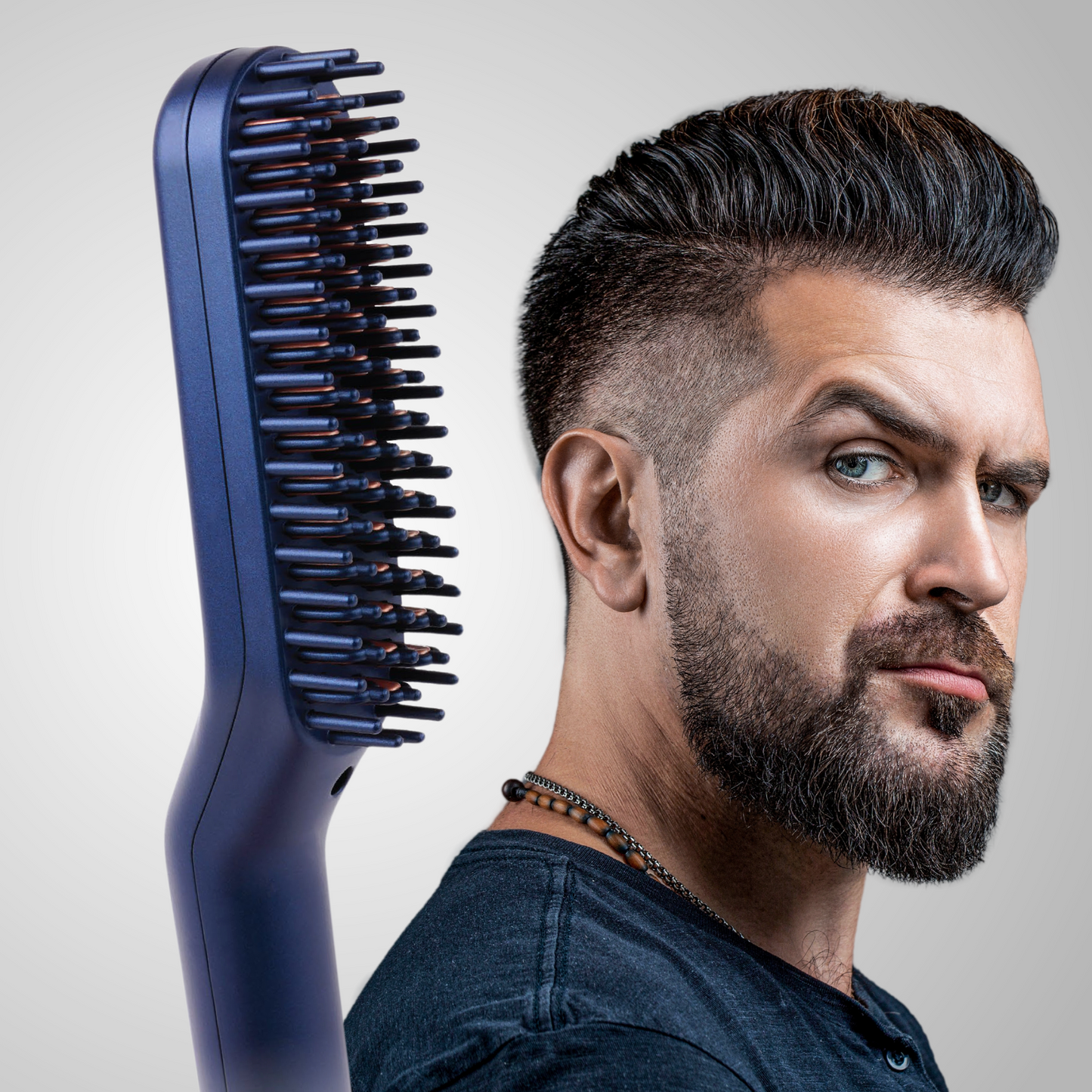 PrimeX Ceramic Beard & Hair Straightener Blue Annie International, Inc.