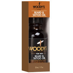 WOODY'S BEARD & TATTOO OIL 1OZ