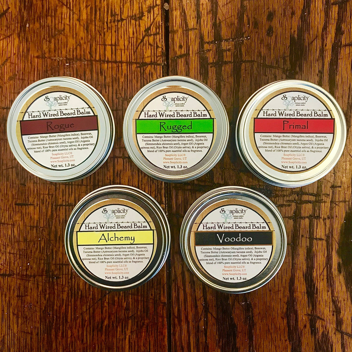 Alchemy Hard Wired Beard Balm Soaplicity