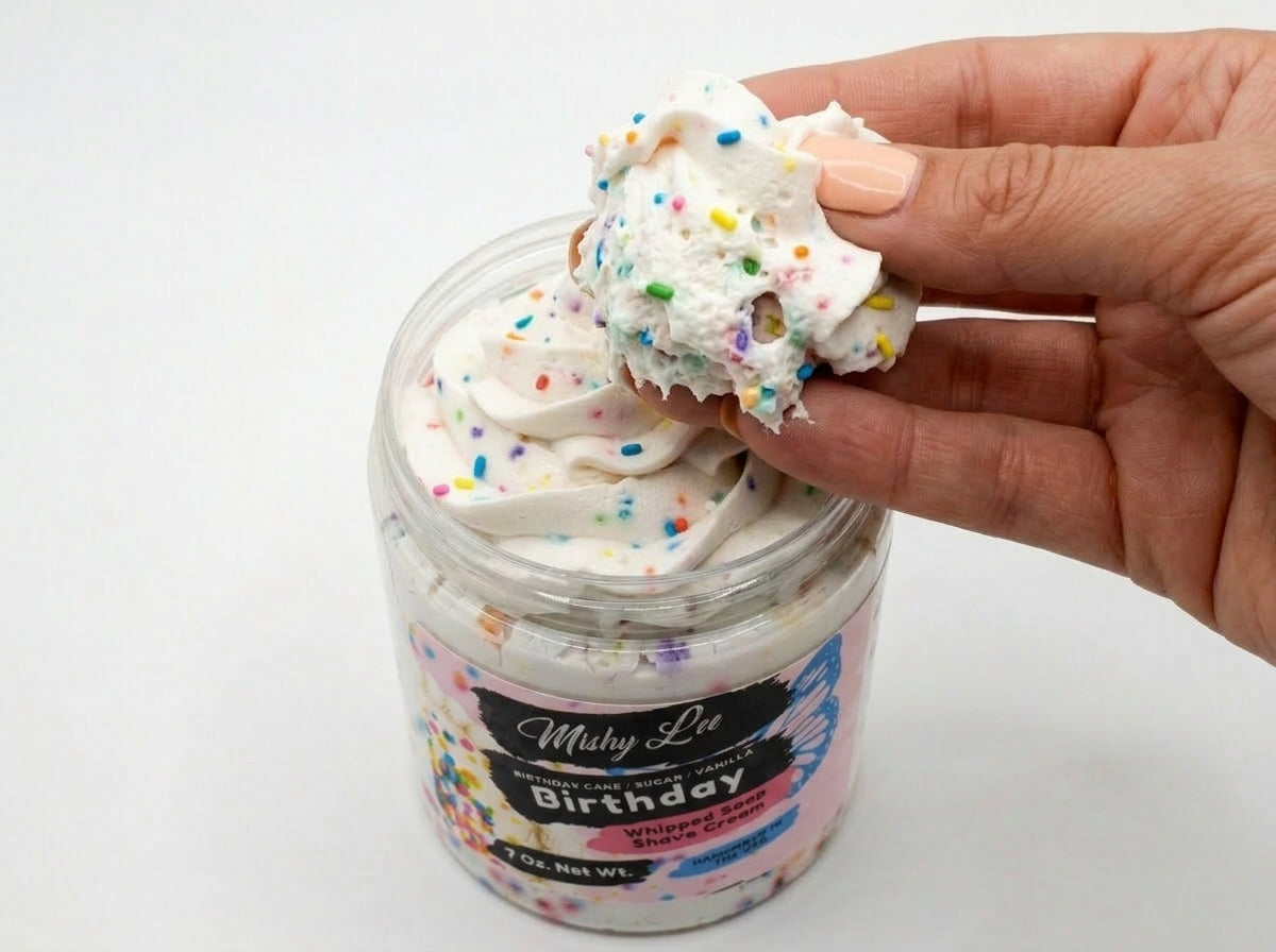 Birthday Whipped Soap and Shave Cream Mishy Lee Boutique