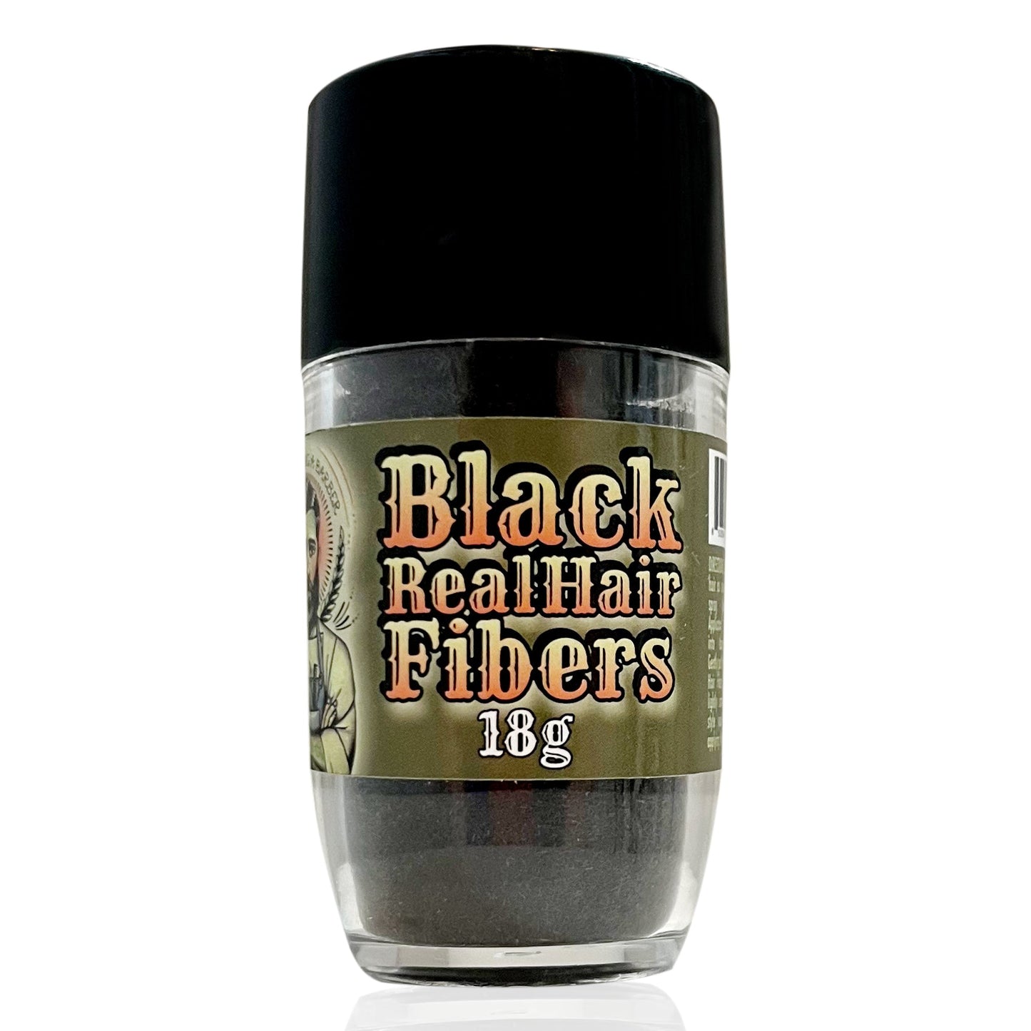 Black Real Hair Fibers