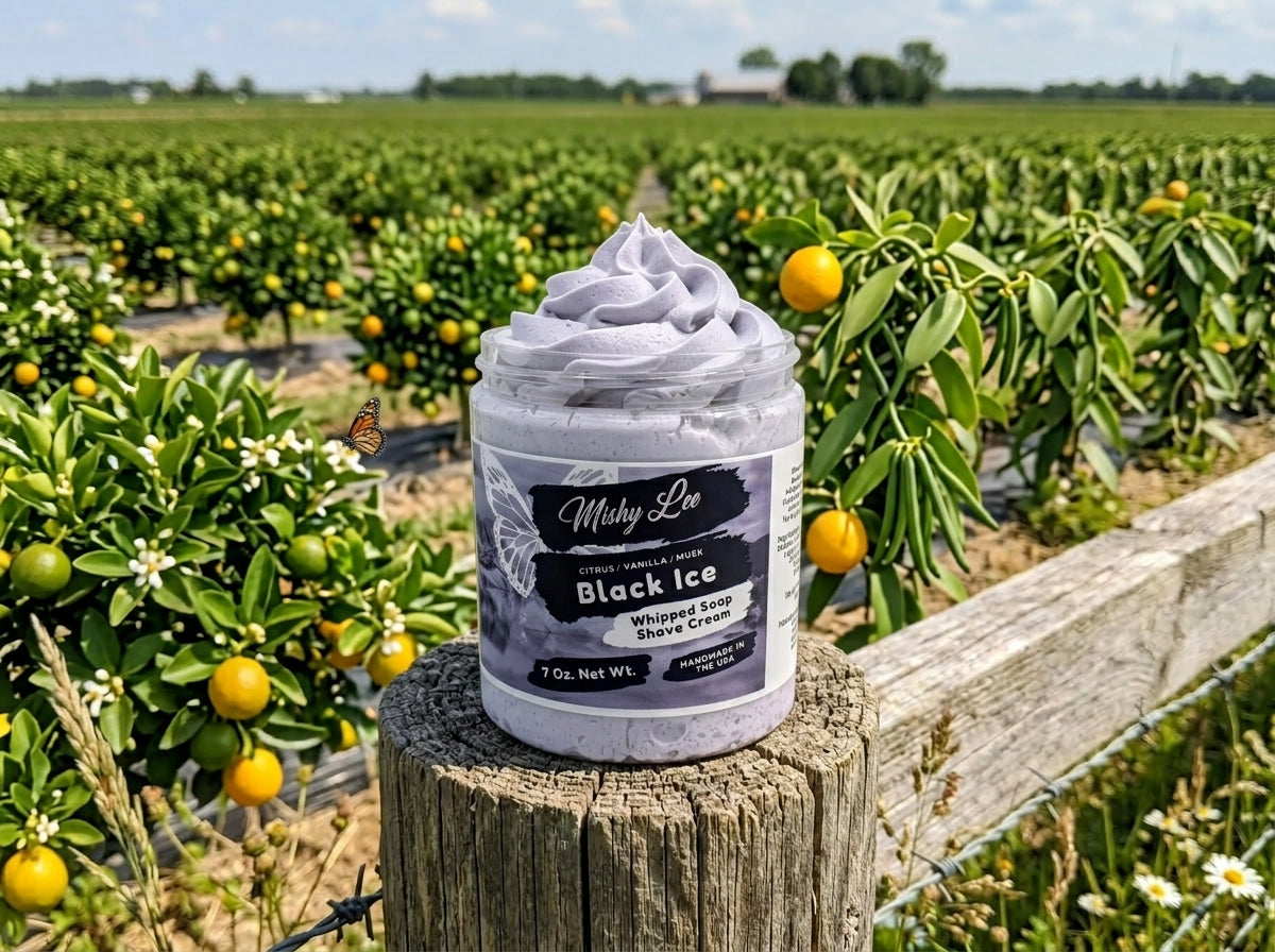 Black Ice Men's Whipped Soap and Shave Cream Mishy Lee Boutique