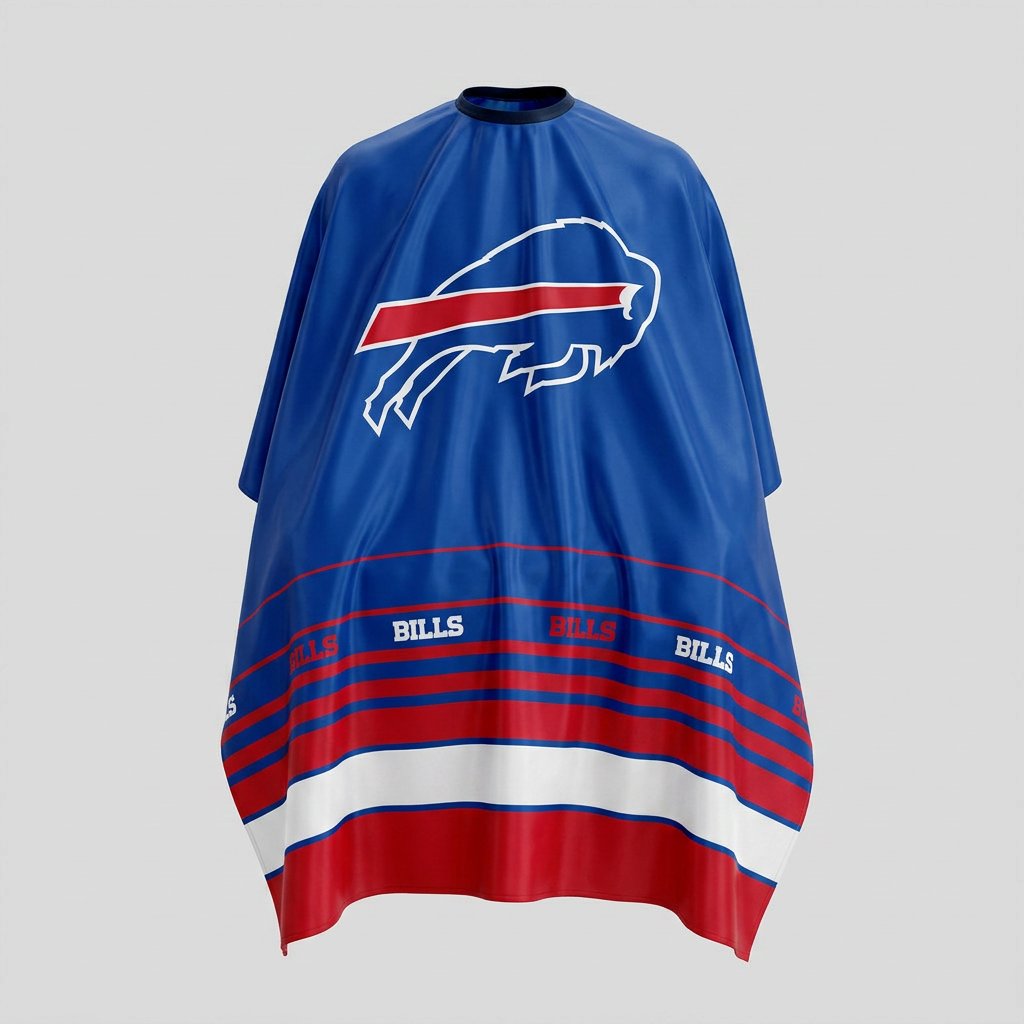 Buffalo Bills Barber Cape myteamcape
