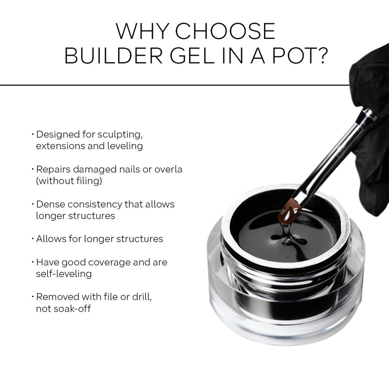 Builder Gel in a Pot - Nude Lunali Nail Supply