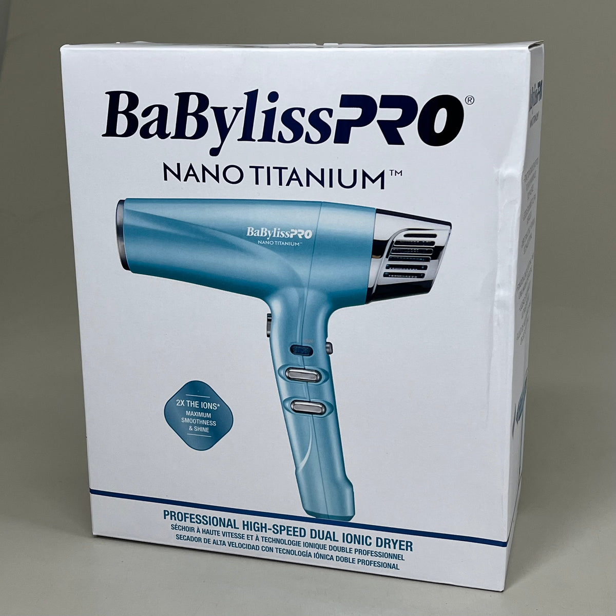 BaBylissPRO Nano Titanium Professional 1875w Blow Dryer 2X Ion High Performance PayWut