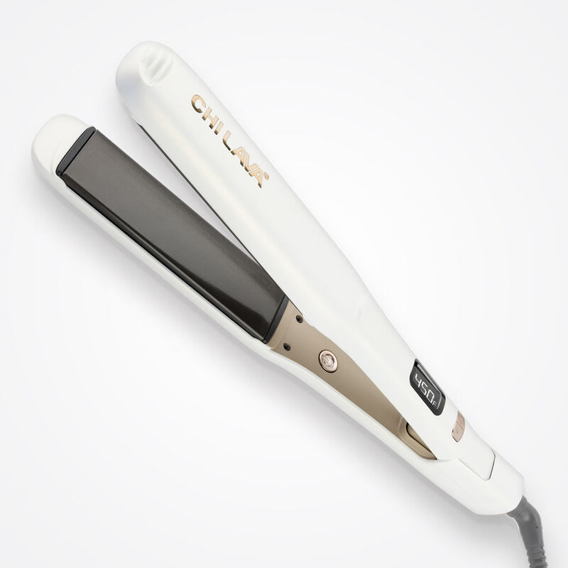 CHI LAVA STYLING IRON 1.5" - WHITE (#GF0096) N.O.S. Barber Supply