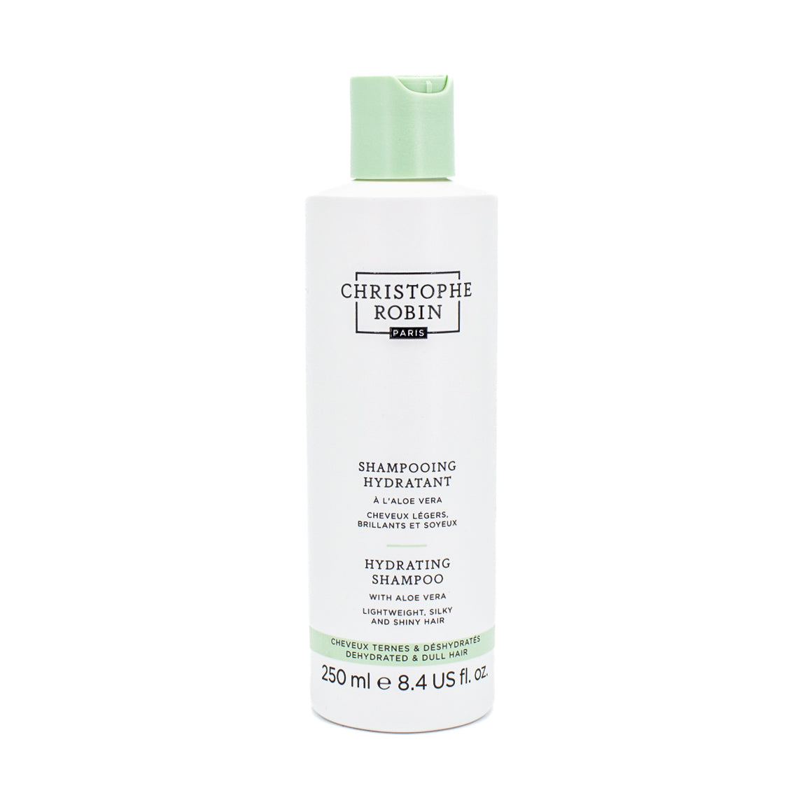 CHRISTOPHE ROBIN Hydrating Shampoo with Aloe Vera 8.4oz - New This is Beauty US