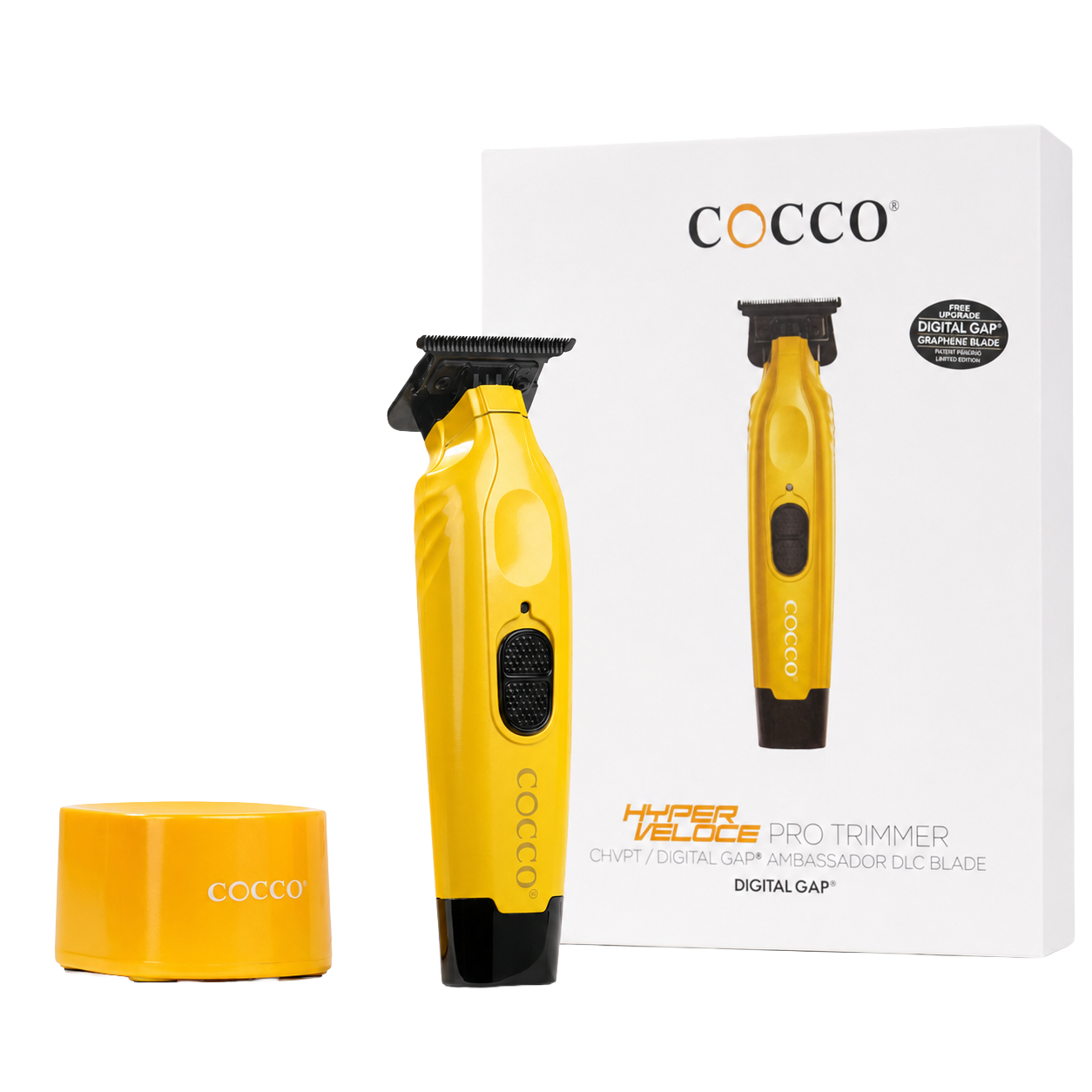 COCCO® Hyper Veloce Pro Trimmer (Yellow) Cocco Hair Professional
