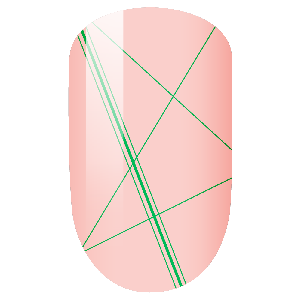 Lechat - CM Gel Art - 08 Hot Green .3oz Queen Nails & Beauty Supplies