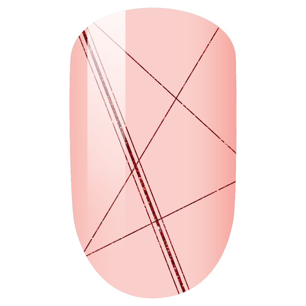 Lechat - CM Gel Art - 32 Red Glitter .3oz Queen Nails & Beauty Supplies