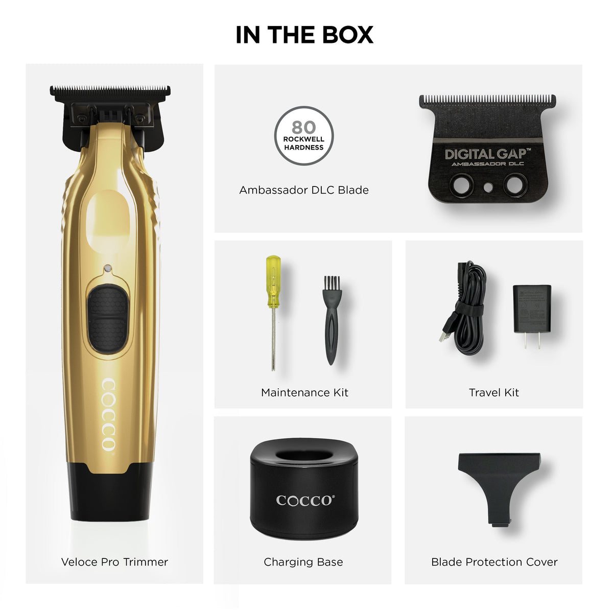 COCCO® Veloce Pro Trimmer (Gold) Cocco Hair Professional