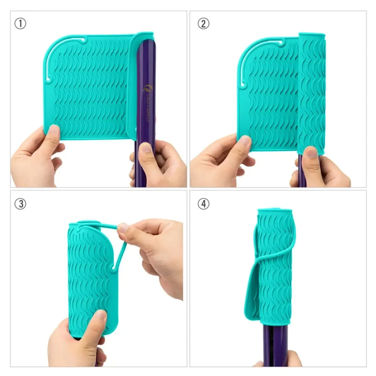 Pro Heat Resistant Mat (Mint) Calicapelli Hair Tools
