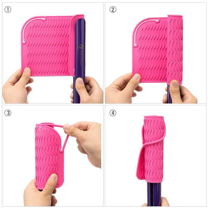 Pro Heat Resistant Mat (Pink) Calicapelli Hair Tools