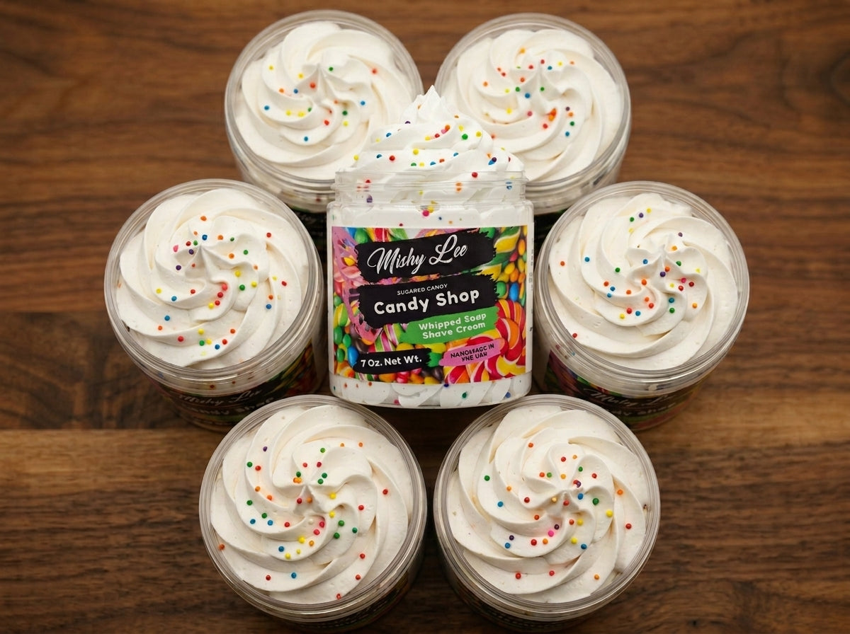 Candy Shop Whipped Soap and Shave Cream Mishy Lee Boutique