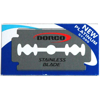 Dorco New Platinum ST300 Double Edge Razor Blades - 10x10 Pack Pasteur Pharmacy